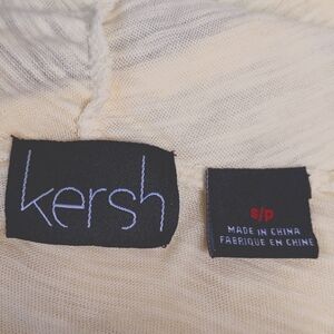 Kersh Lemon Yellow Open Waterfall Cardigan ~ Size S